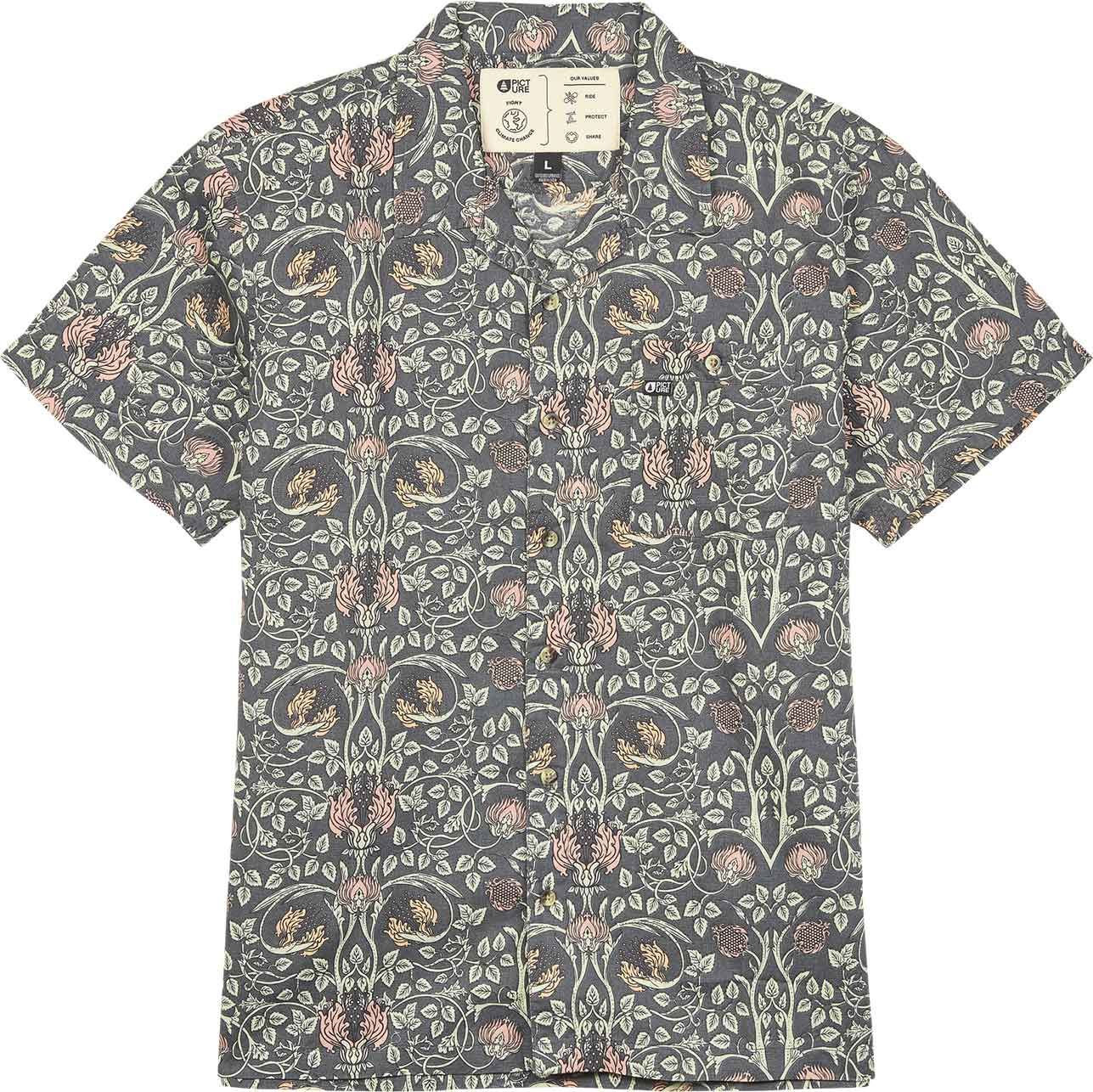 Mokara Shirt Dark Bali Print + Picture Organic Clothing