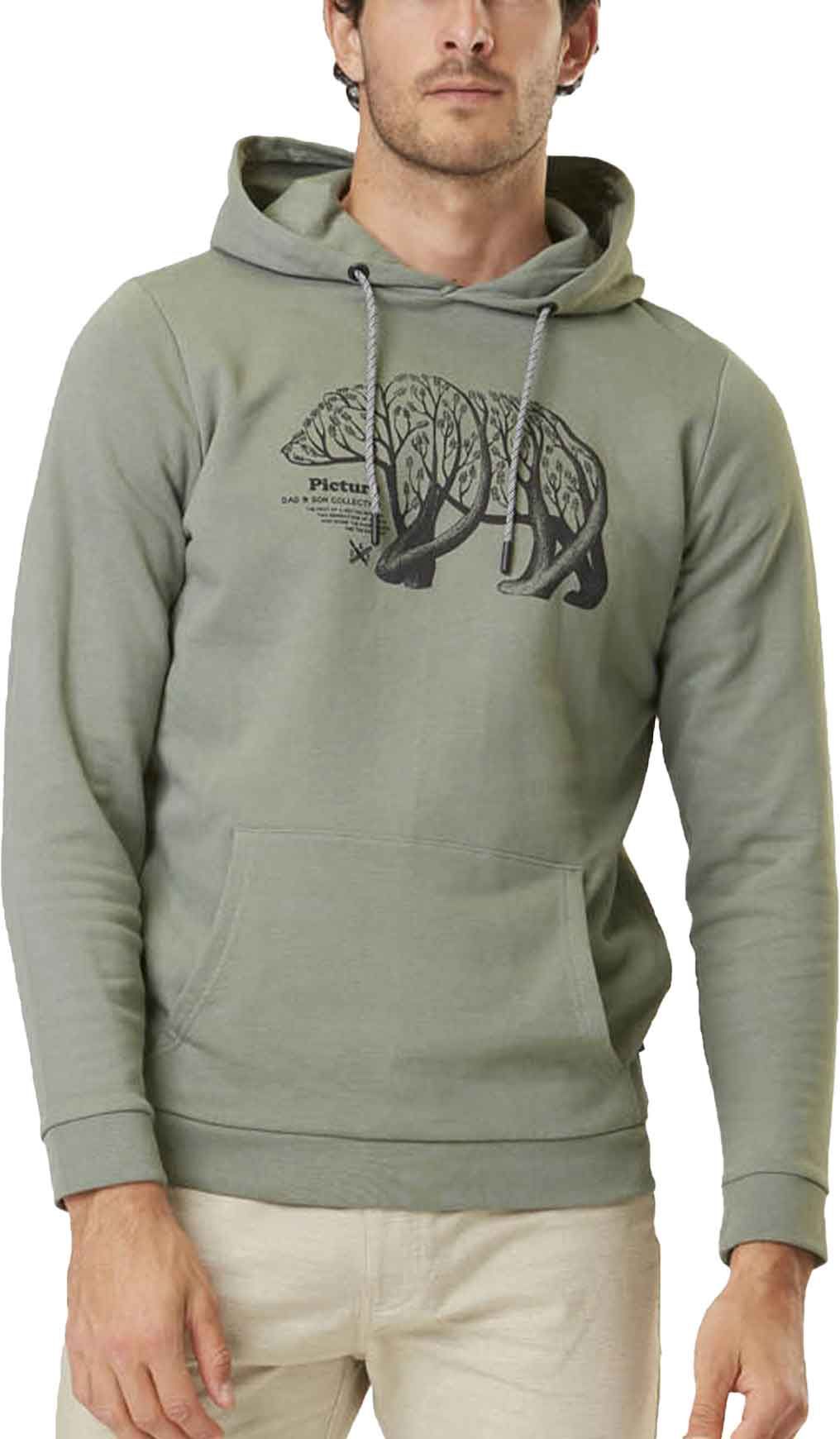 D&S Bearbr Hood Green Spray + Picture Organic Clothing
