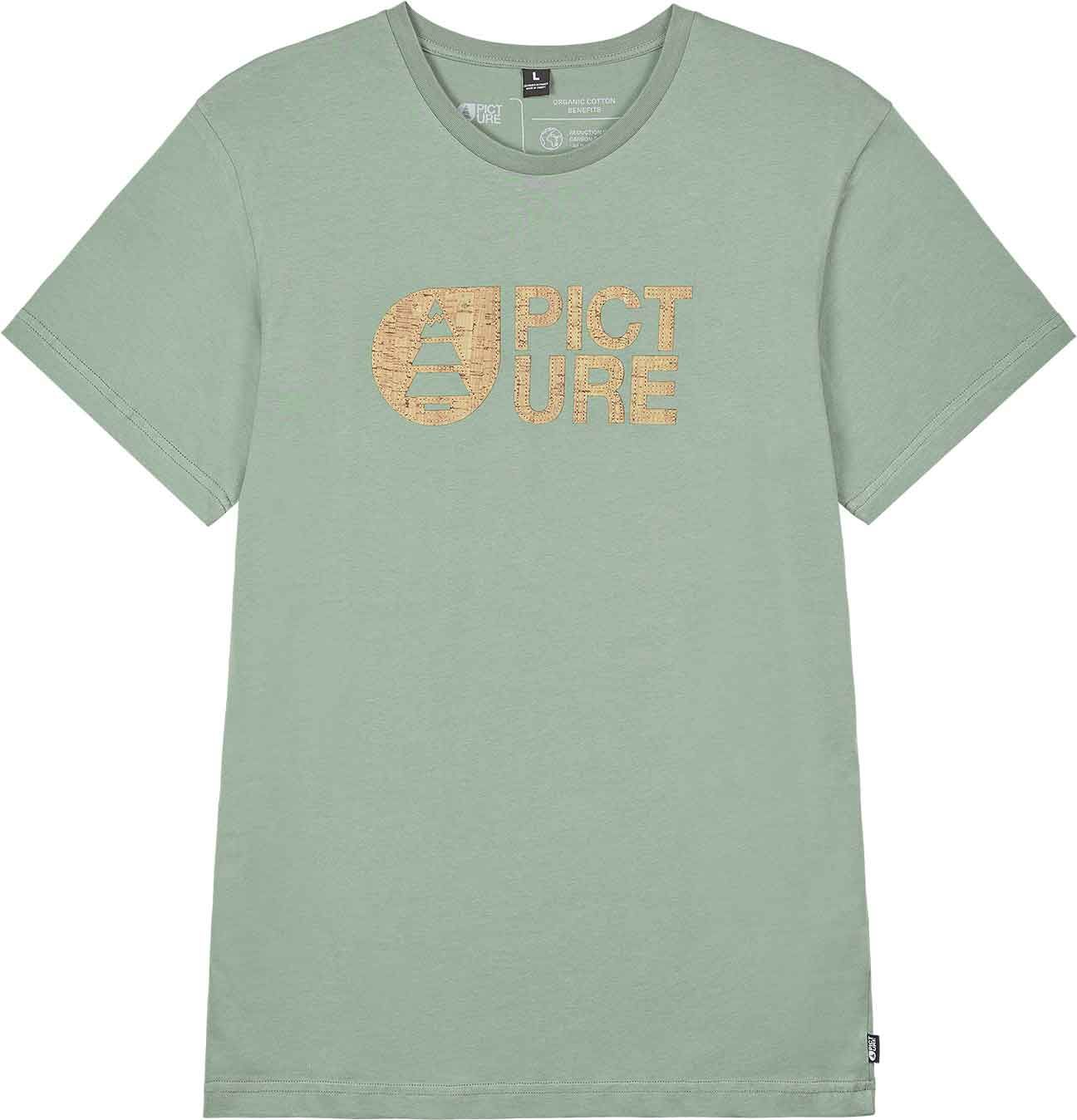 Basement Cork Tee Green Spray + Picture Organic Clothing