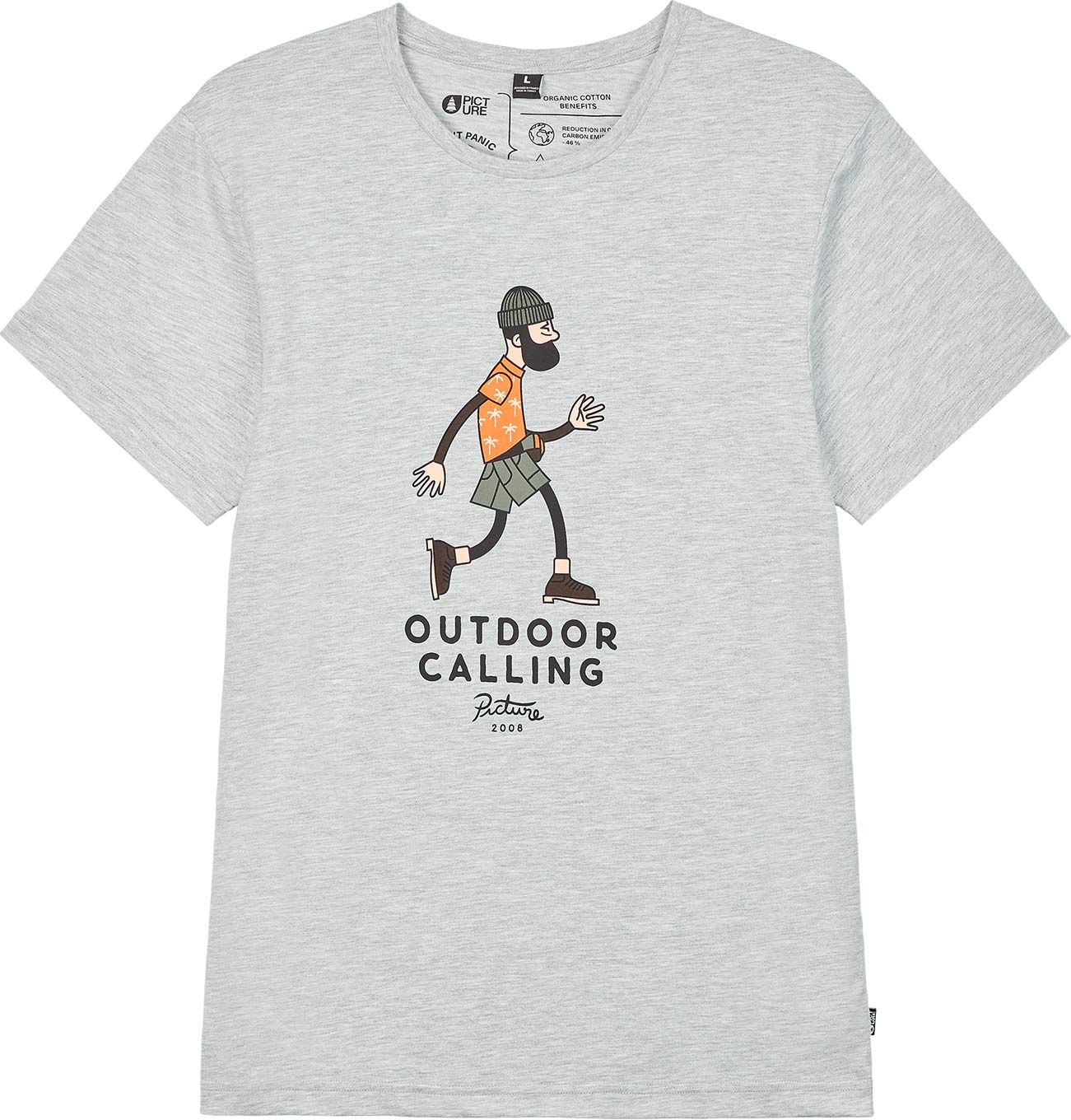 Murray Tee Grey melange + Picture Organic Clothing