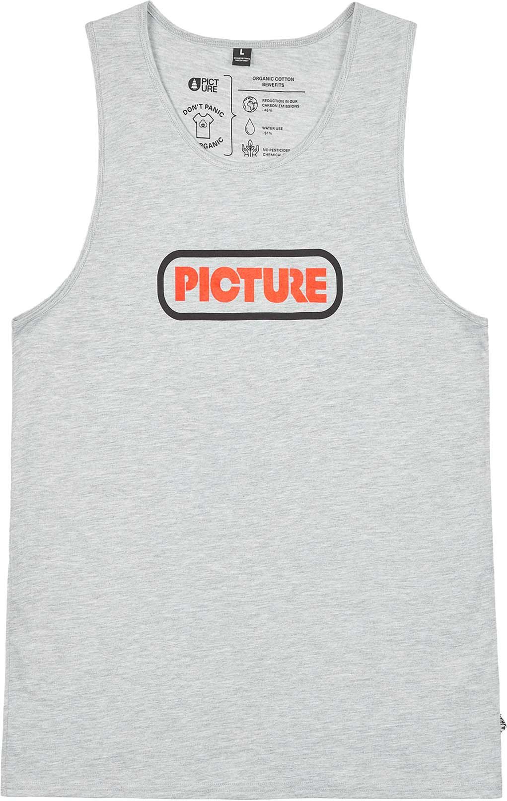 Pokka Tank Grey melange + Picture Organic Clothing
