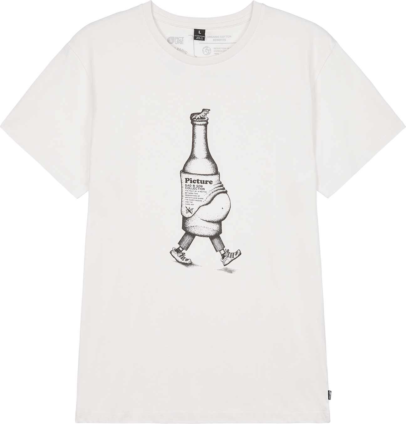 D&S Beerbelly Tee Natural White + Picture Organic Clothing