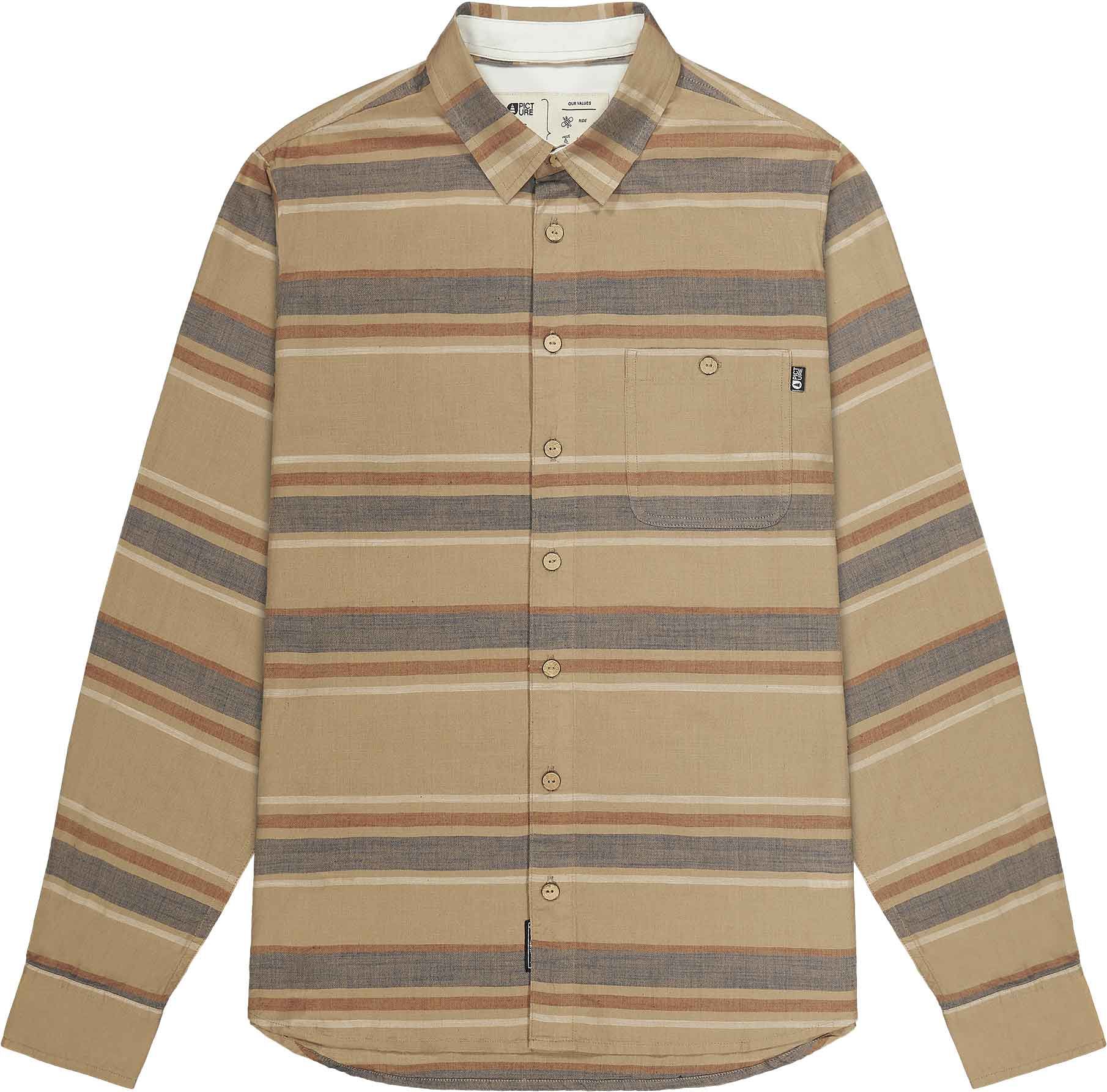 Tahupo Shirt Dark Stone + Picture Organic Clothing