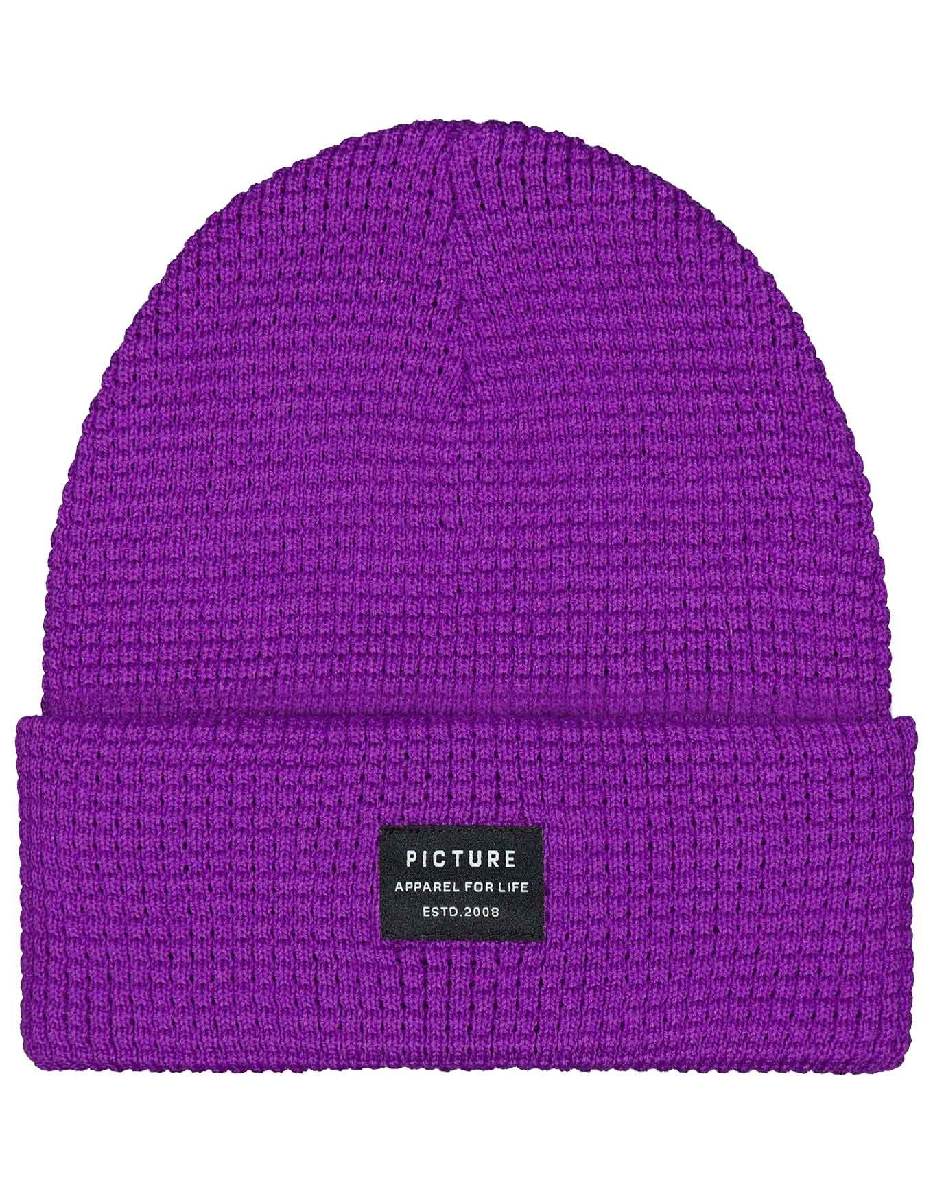 York Beanie Purple Wine + Picture Organic Clothing