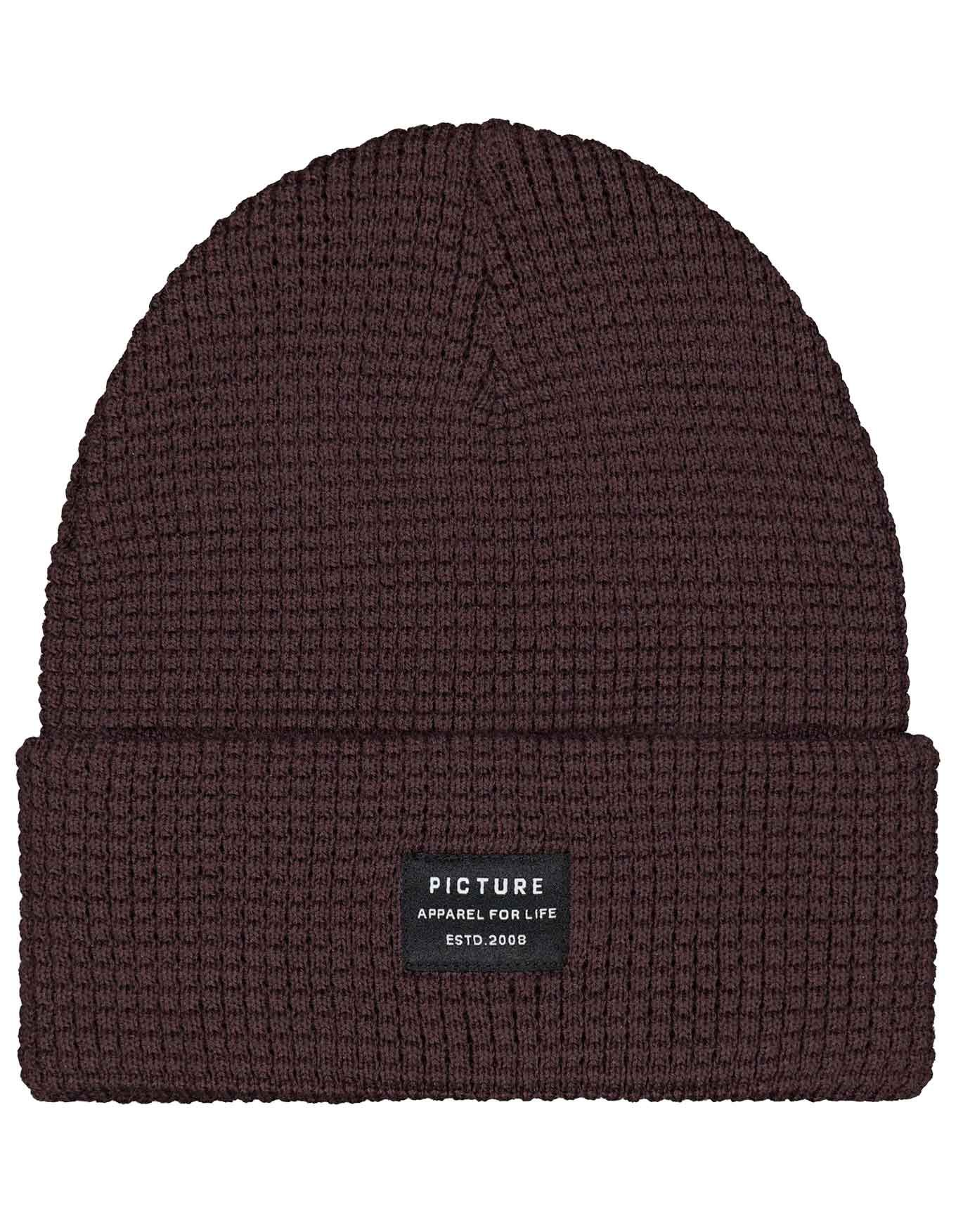 York Beanie Chicory Coffee + Picture Organic Clothing
