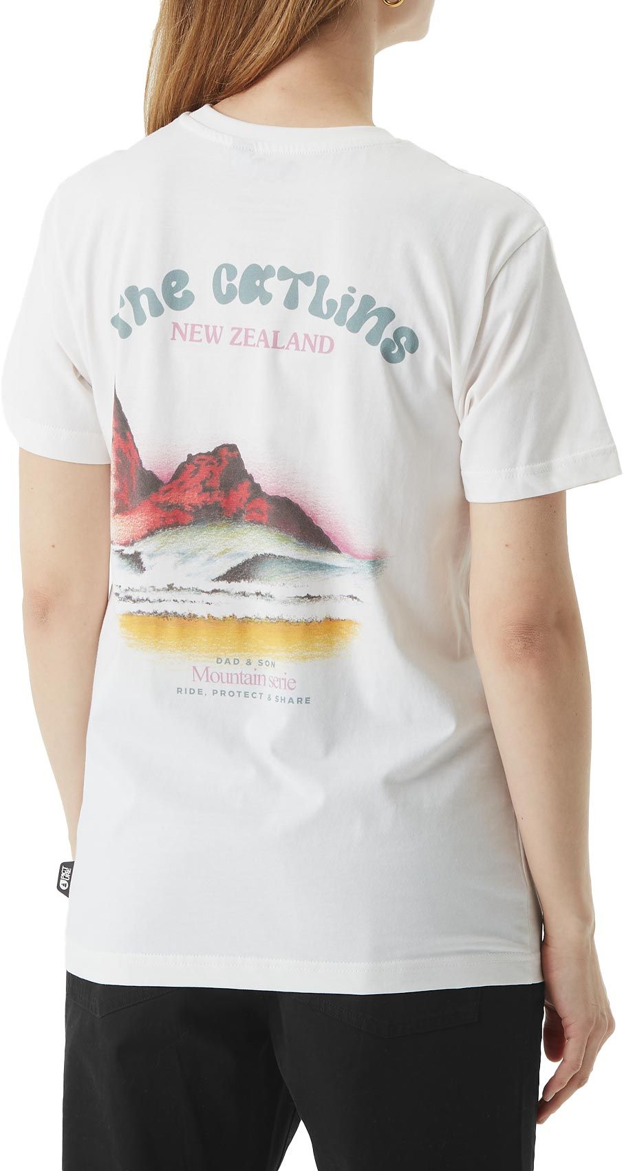 D&S Catlins Tee Natural White + Picture Organic Clothing