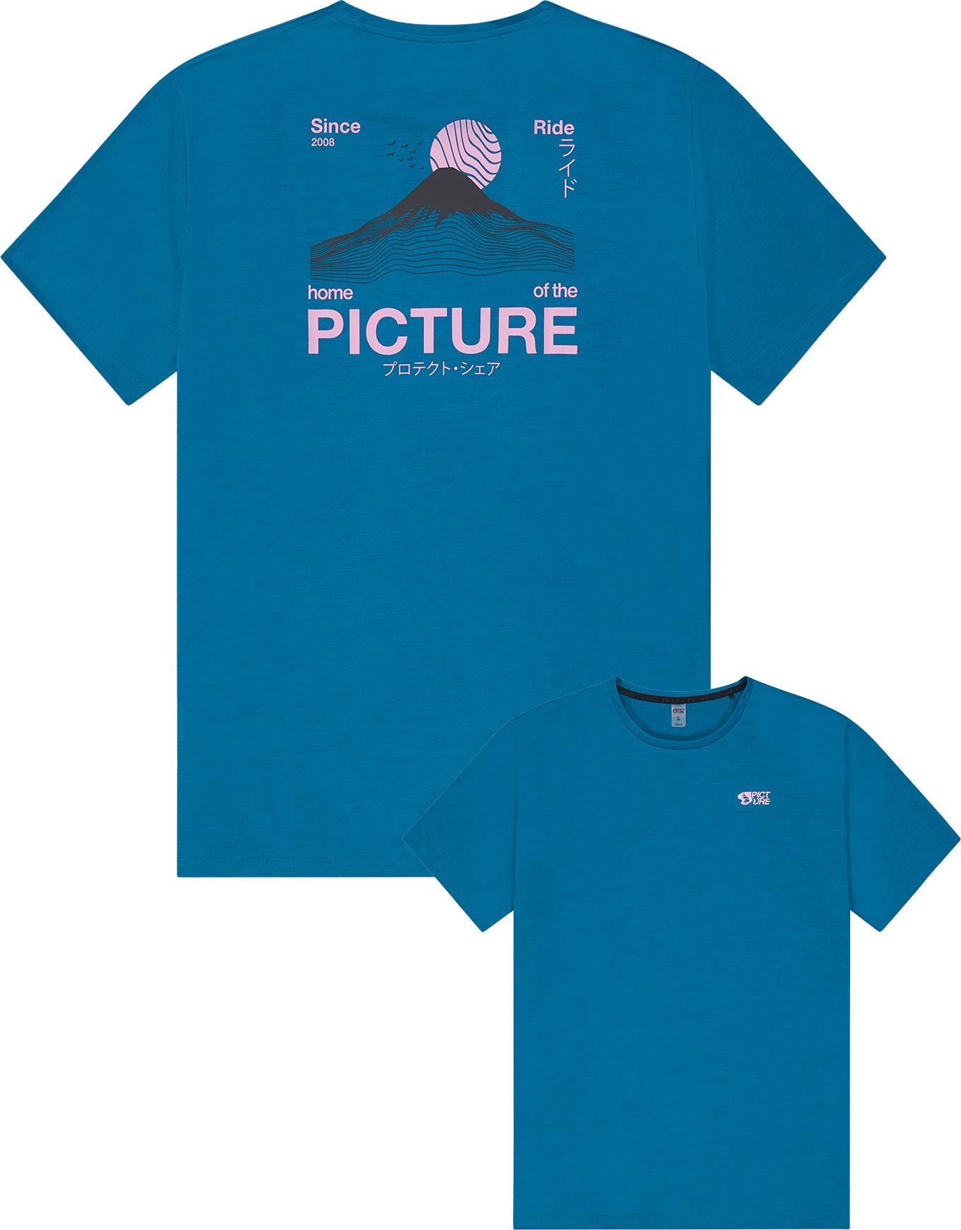 Timont Tech Tee Urban Serenity Blue + Picture Organic Clothing