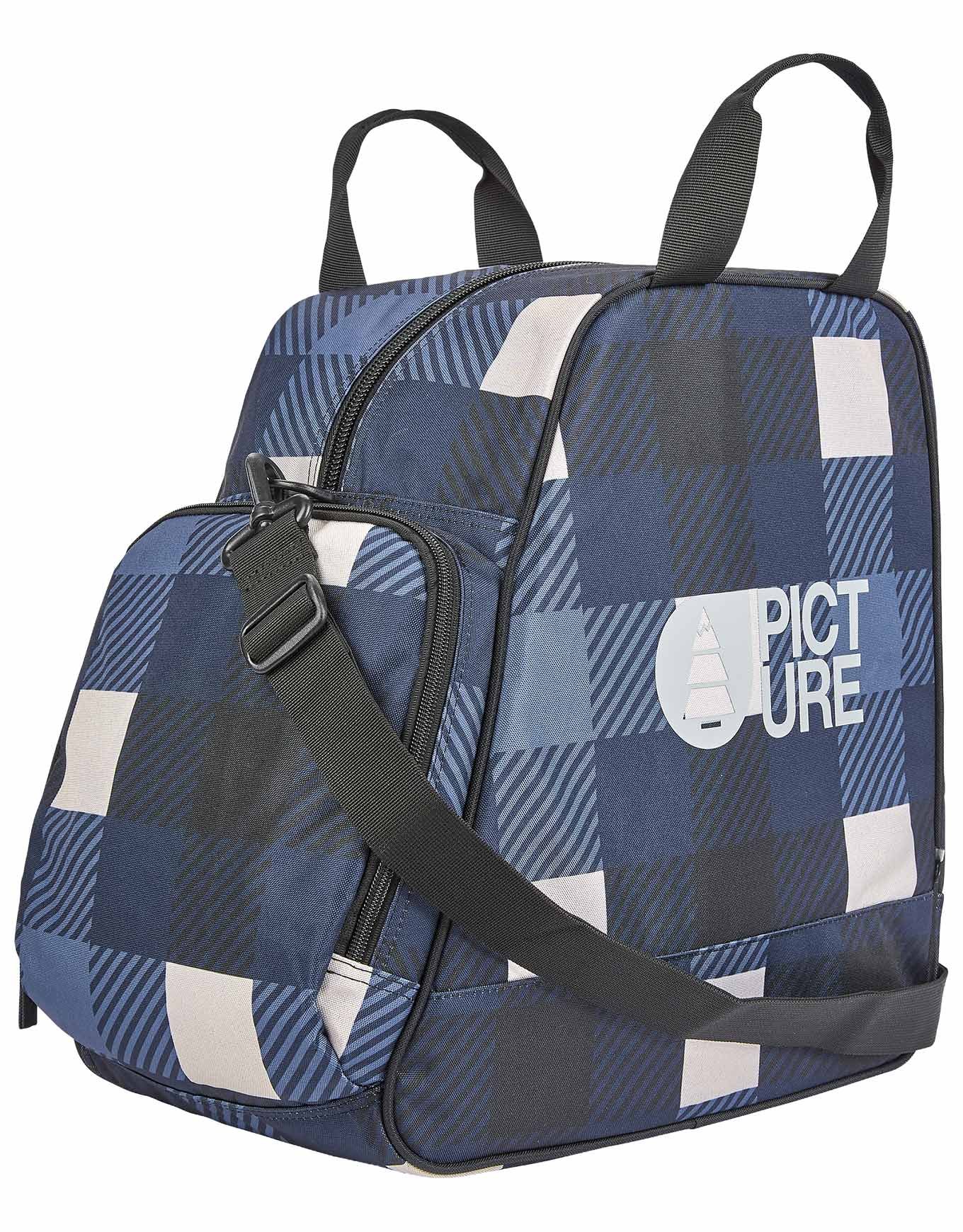 Shoes Bag Bluplaid Print + Picture Organic Clothing
