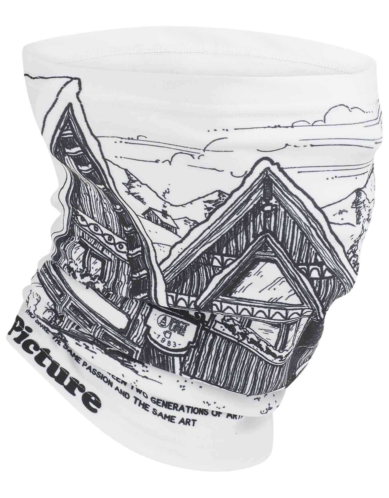 Neckwarmer White + Picture Organic Clothing