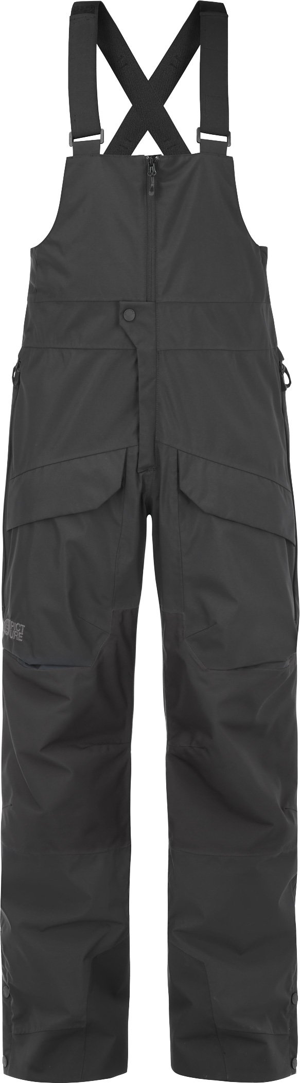 Avening Strech Bib Pants Black + Picture Organic Clothing
