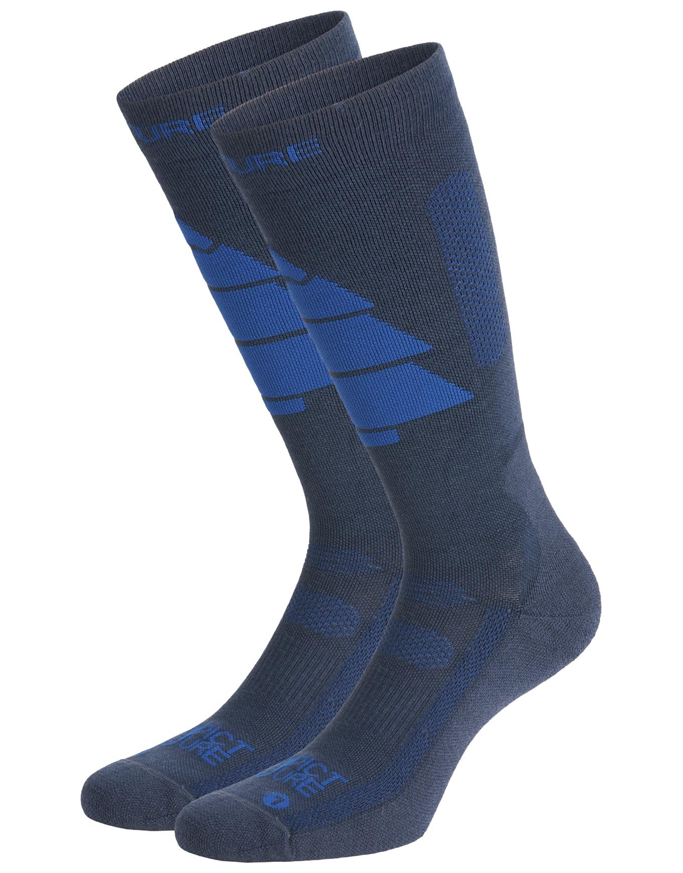 Wooling Ski Socks Dress Blues + Picture Organic Clothing