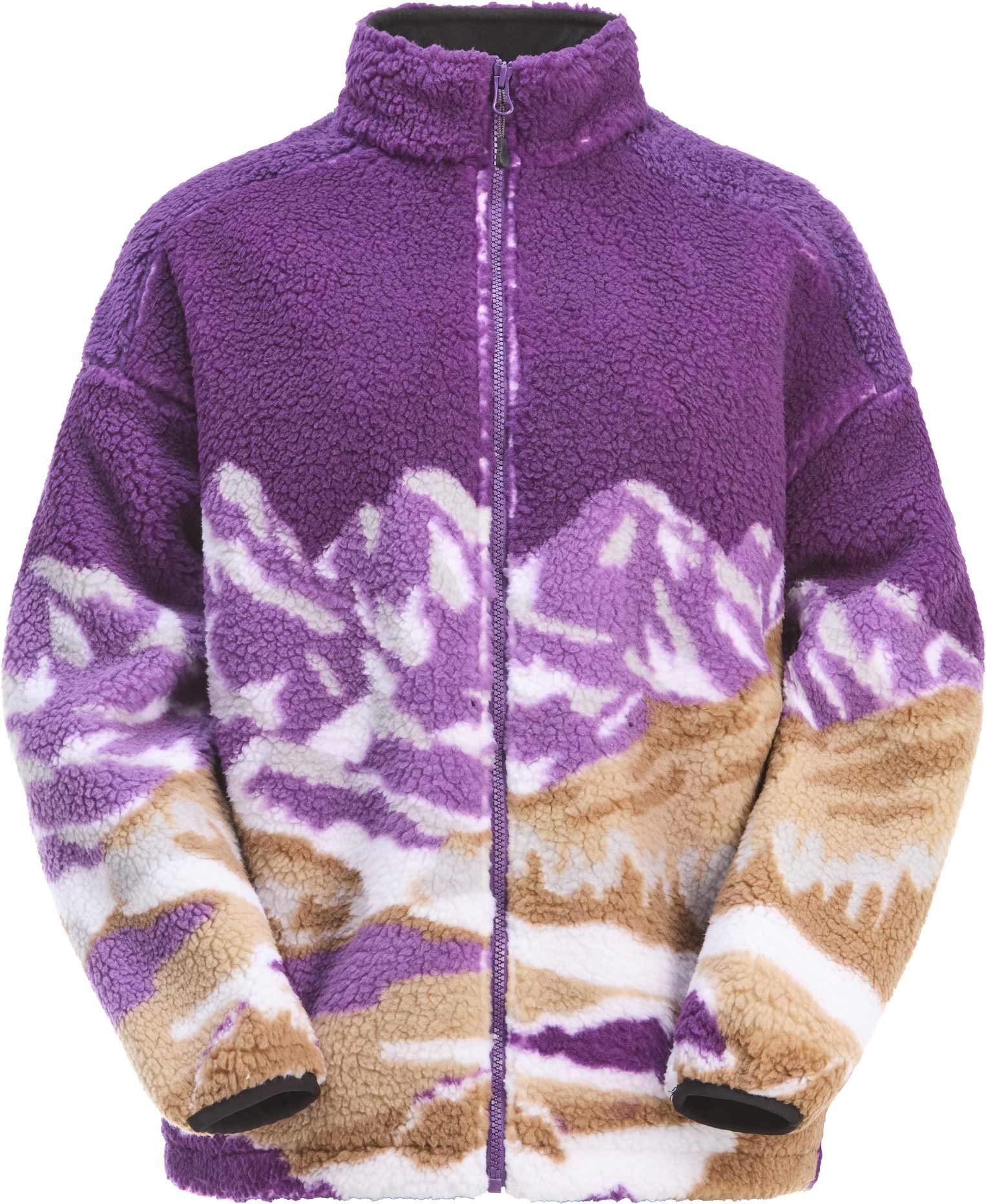 Nyss Zip Fleece Landscape Grape + Picture Organic Clothing