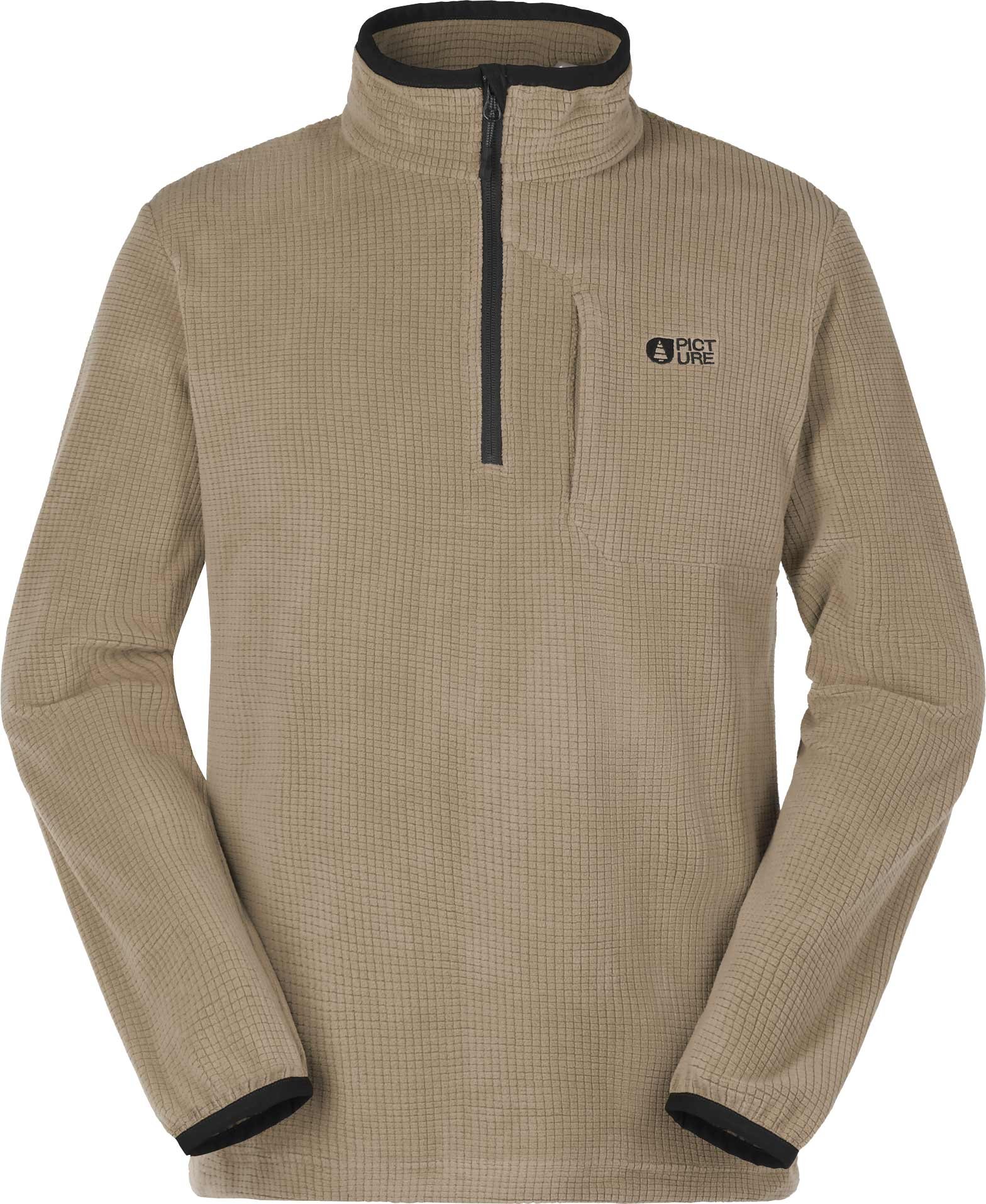 Weavy 1/4 Grid Fleece Shitake + Picture Organic Clothing