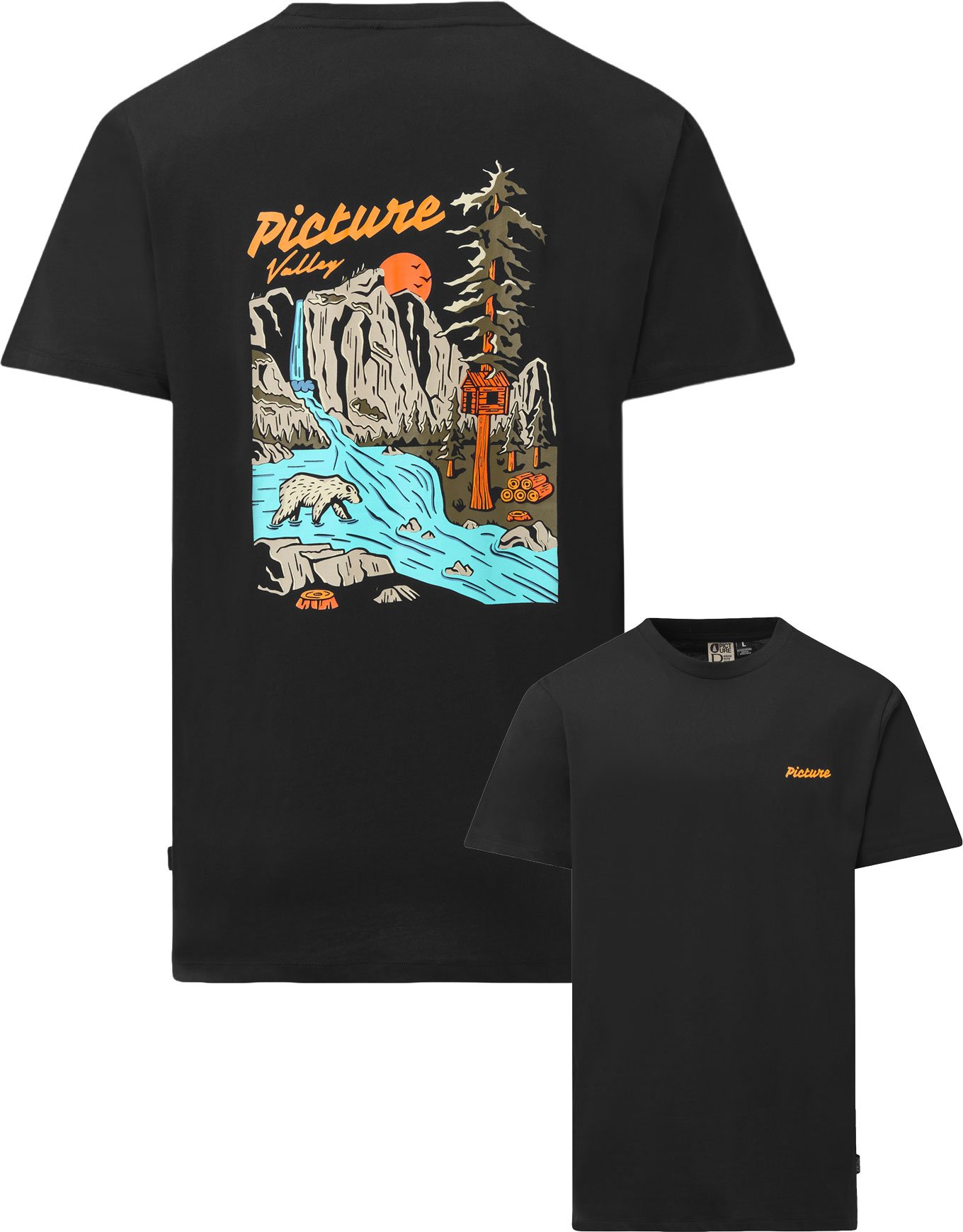 Foreska Tee Black + Picture Organic Clothing