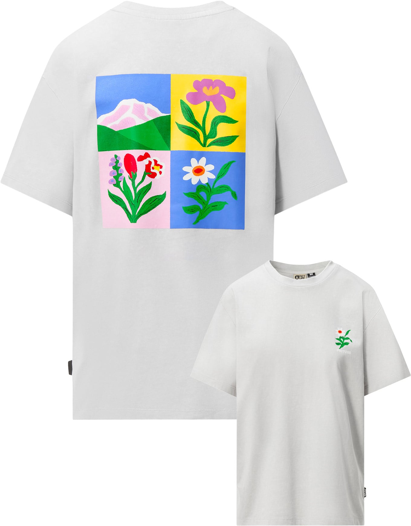 Lyra Tee Vapor Grey Washed + Picture Organic Clothing