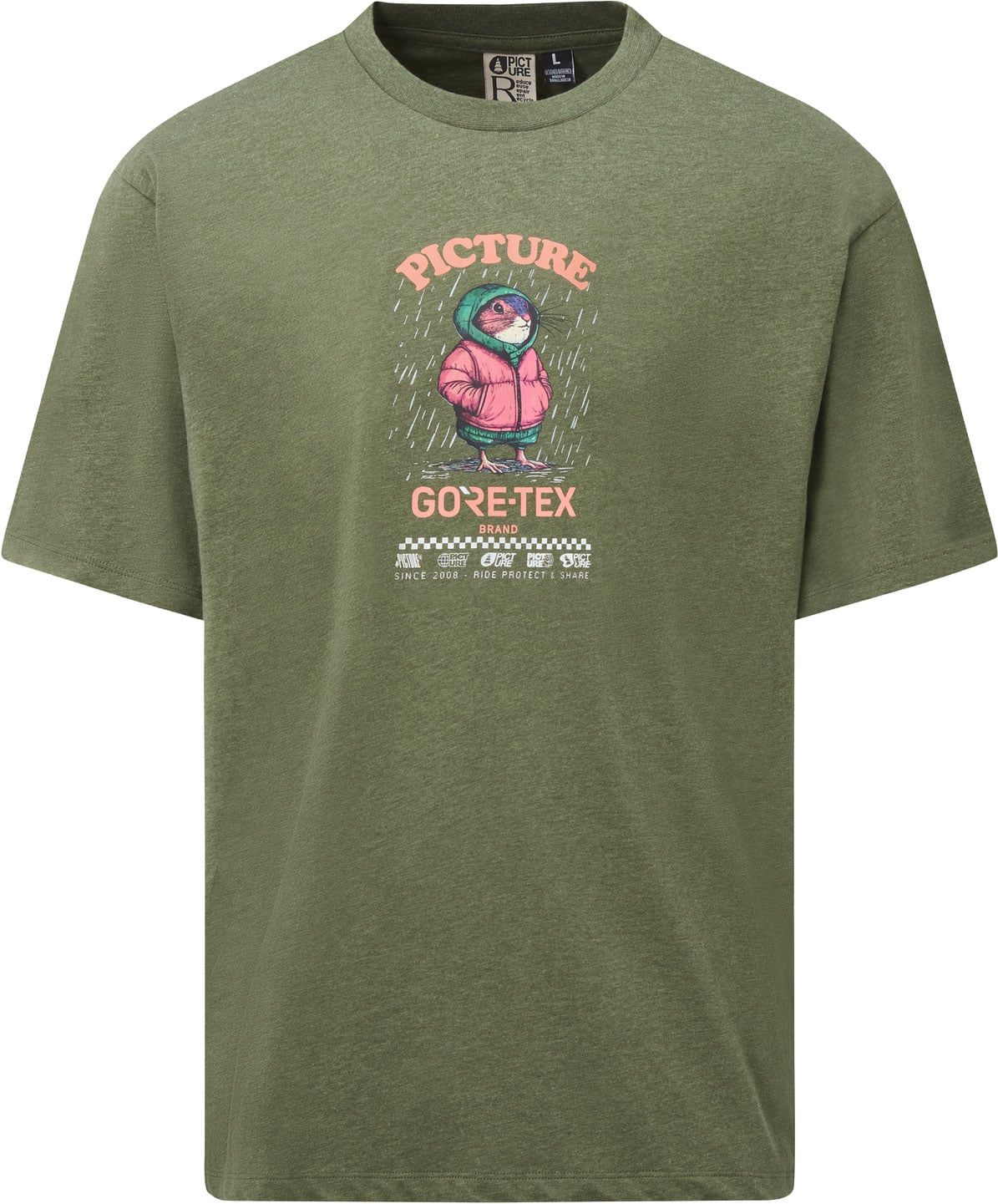Picture X GTX Tee Grape Leaf Melange + Picture Organic Clothing