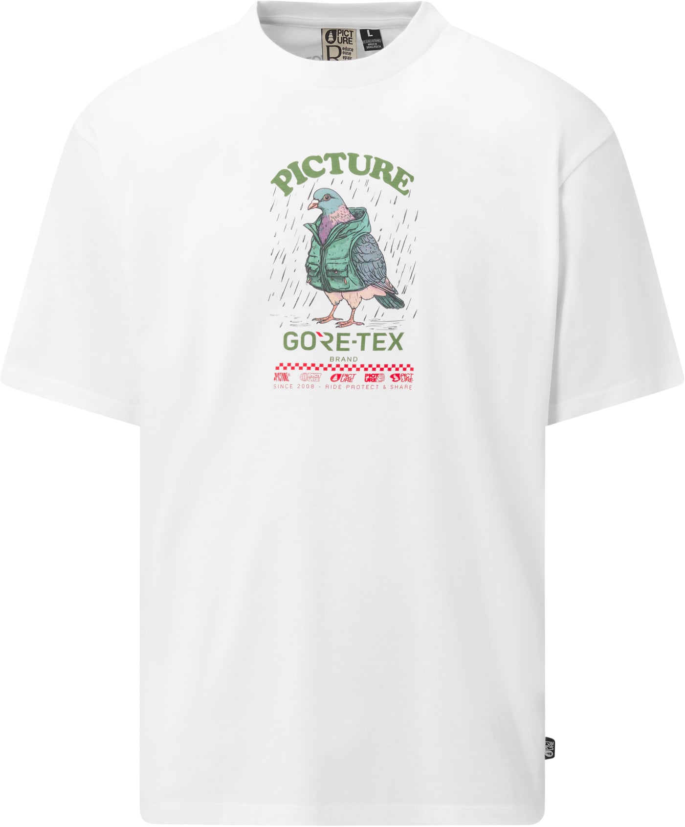 Picture X GTX Tee White + Picture Organic Clothing