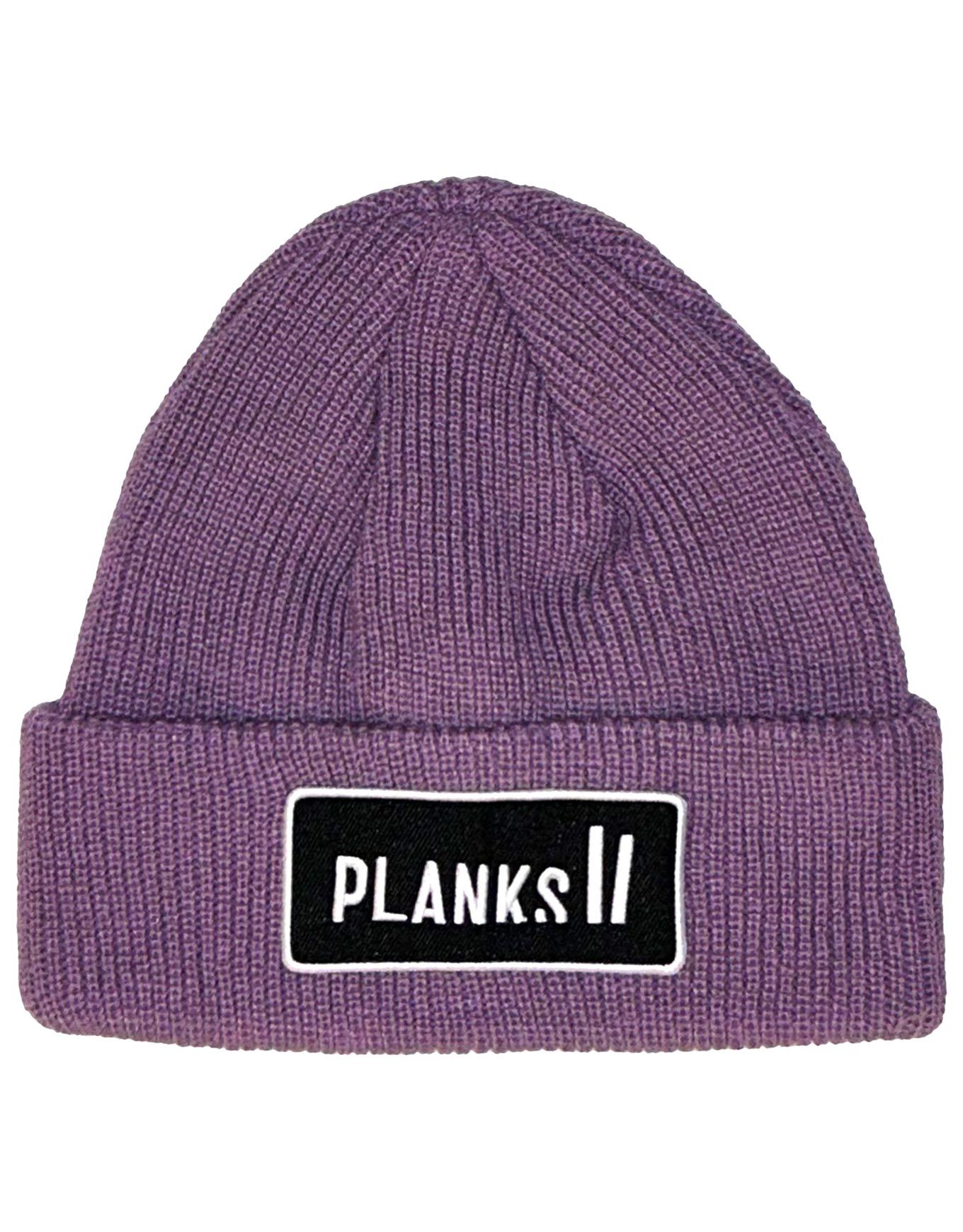 Badge Beanie Steep Purple + Planks