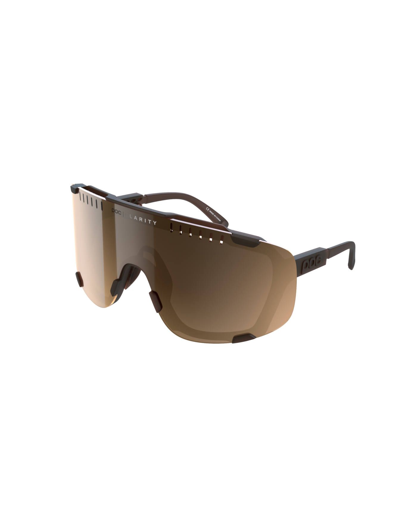 Devour Clarity Axinite Brown Translucent Brown/Silver Mirror + POC