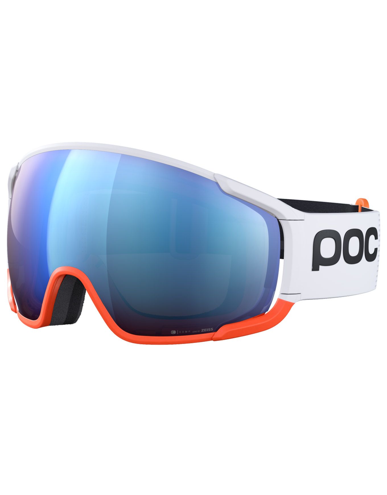 Zonula Rs Hydrogen White/Zink Orange/Partly Sunny Orange + POC