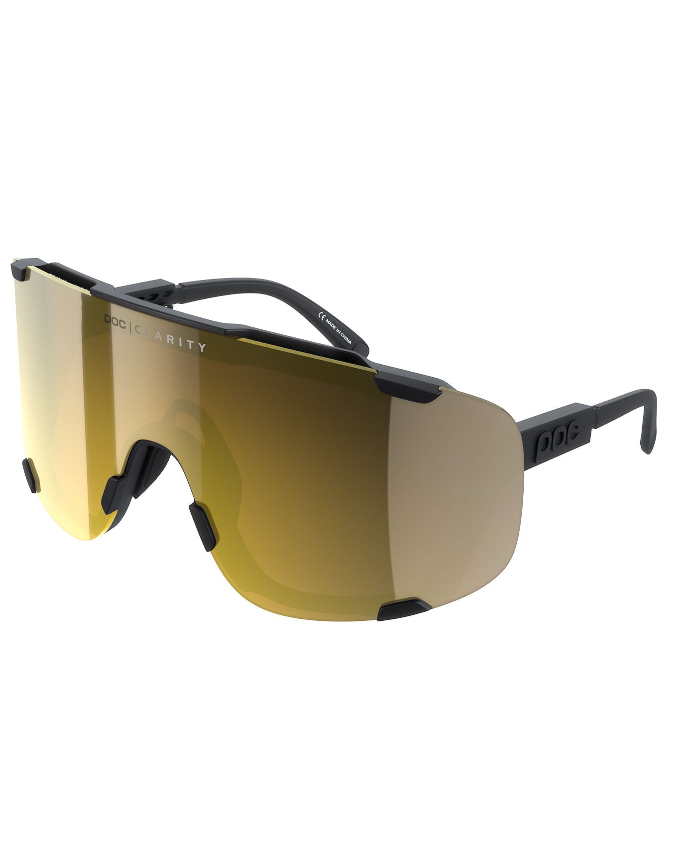 Devour Uranium Black/Clarity Road/Partly Sunny Gold + POC