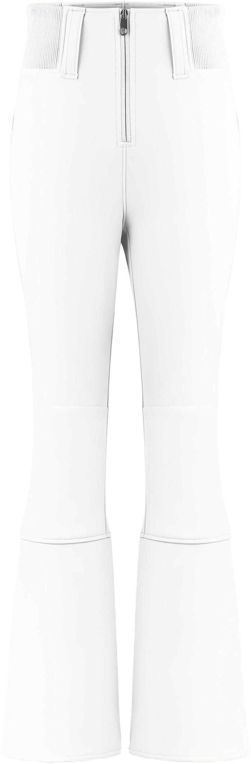 High Waist Softshell Pants White + Poivre Blanc