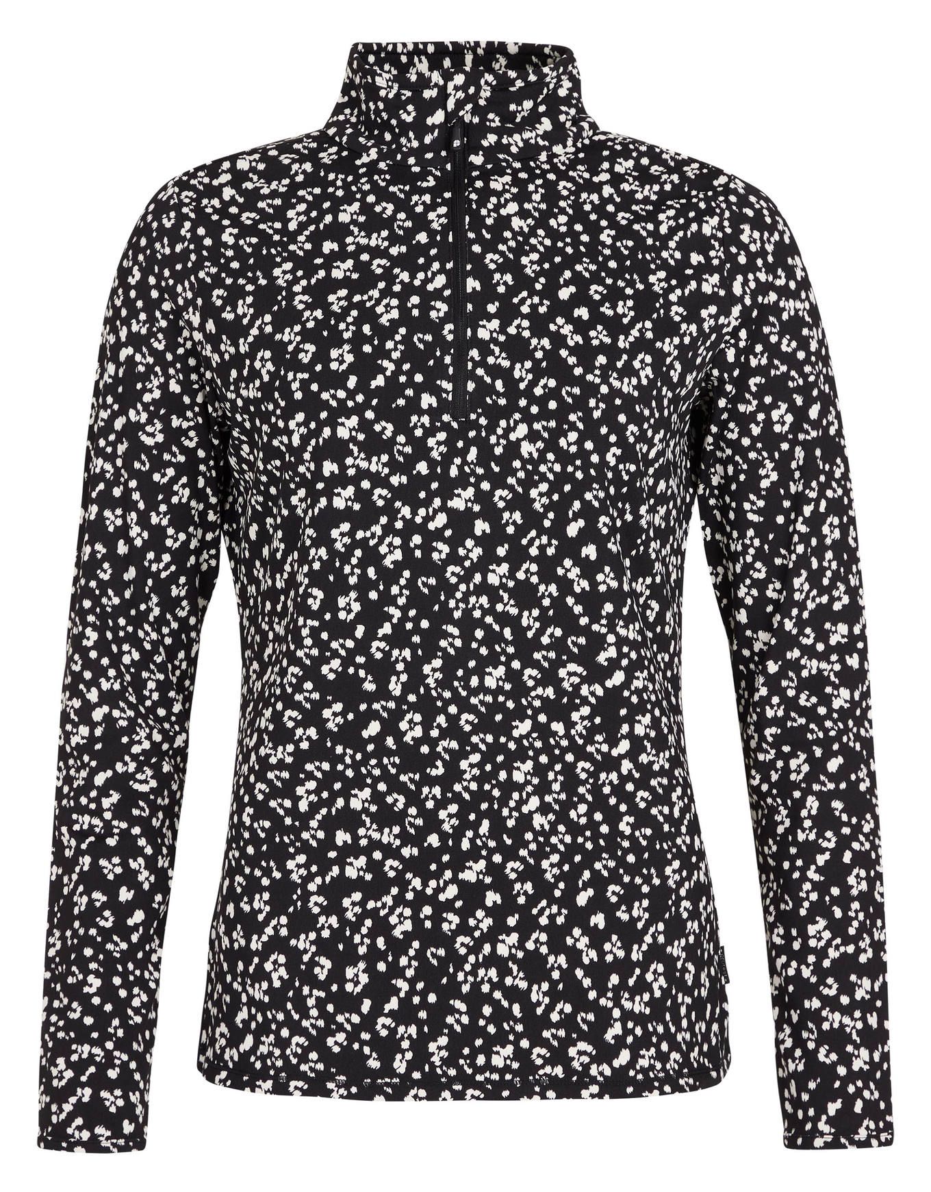 Violet 1/4 Zip Top True Black + Protest