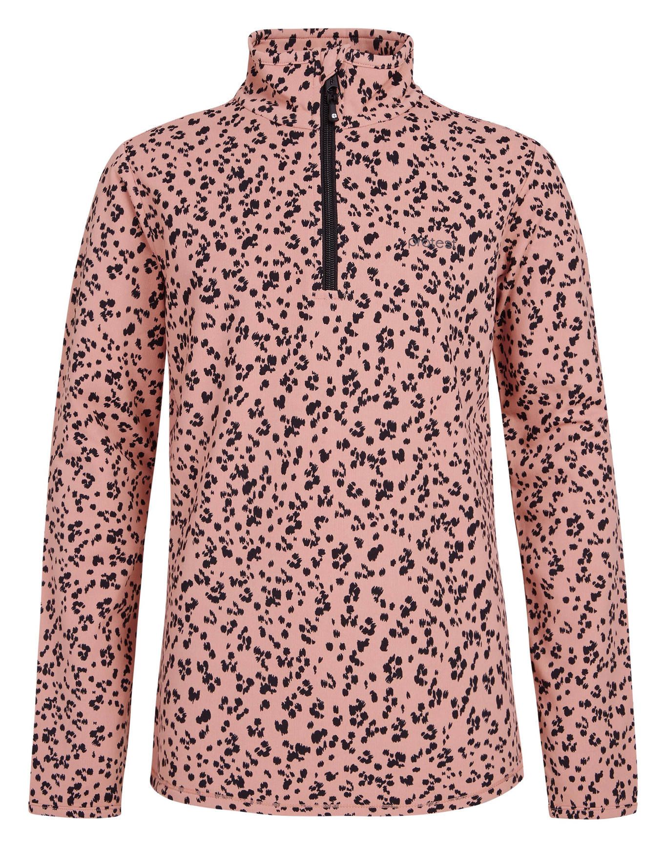 Fiene Jr 1/4 Zip Top Mauve Pink + Protest