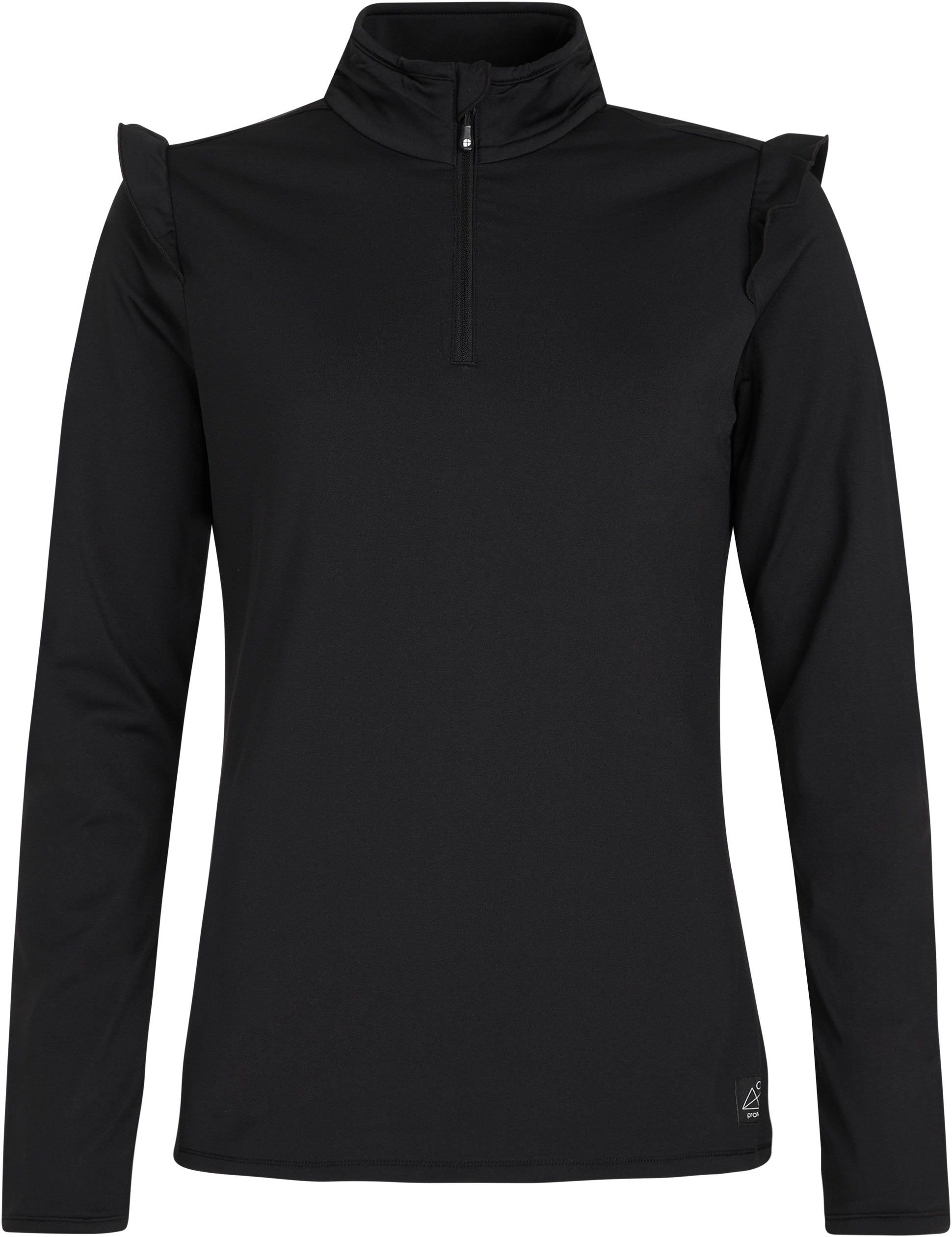 Prtshirleo 23 1/4 Zip Top True Black + Protest