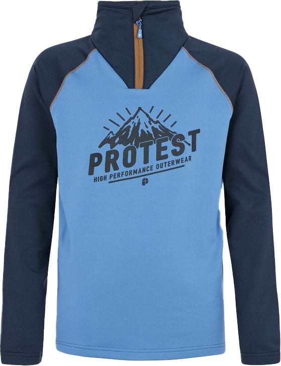 Prtskip Jr 1/4 Zip Top Riviera Blue + Protest