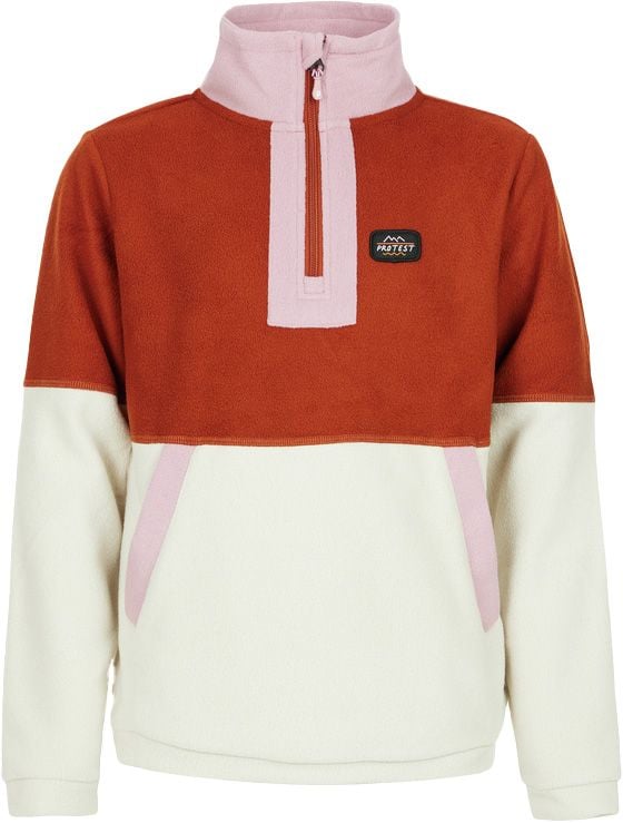 Prtfern Jr 1/4 Zip Top Uluru Rust + Protest