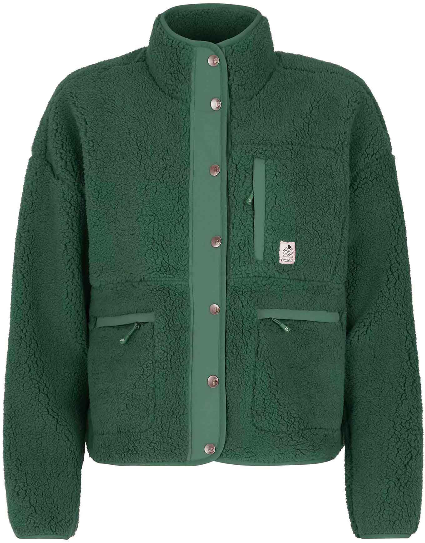 Prtlux Outdoor Full Zip Top Thyme + Protest