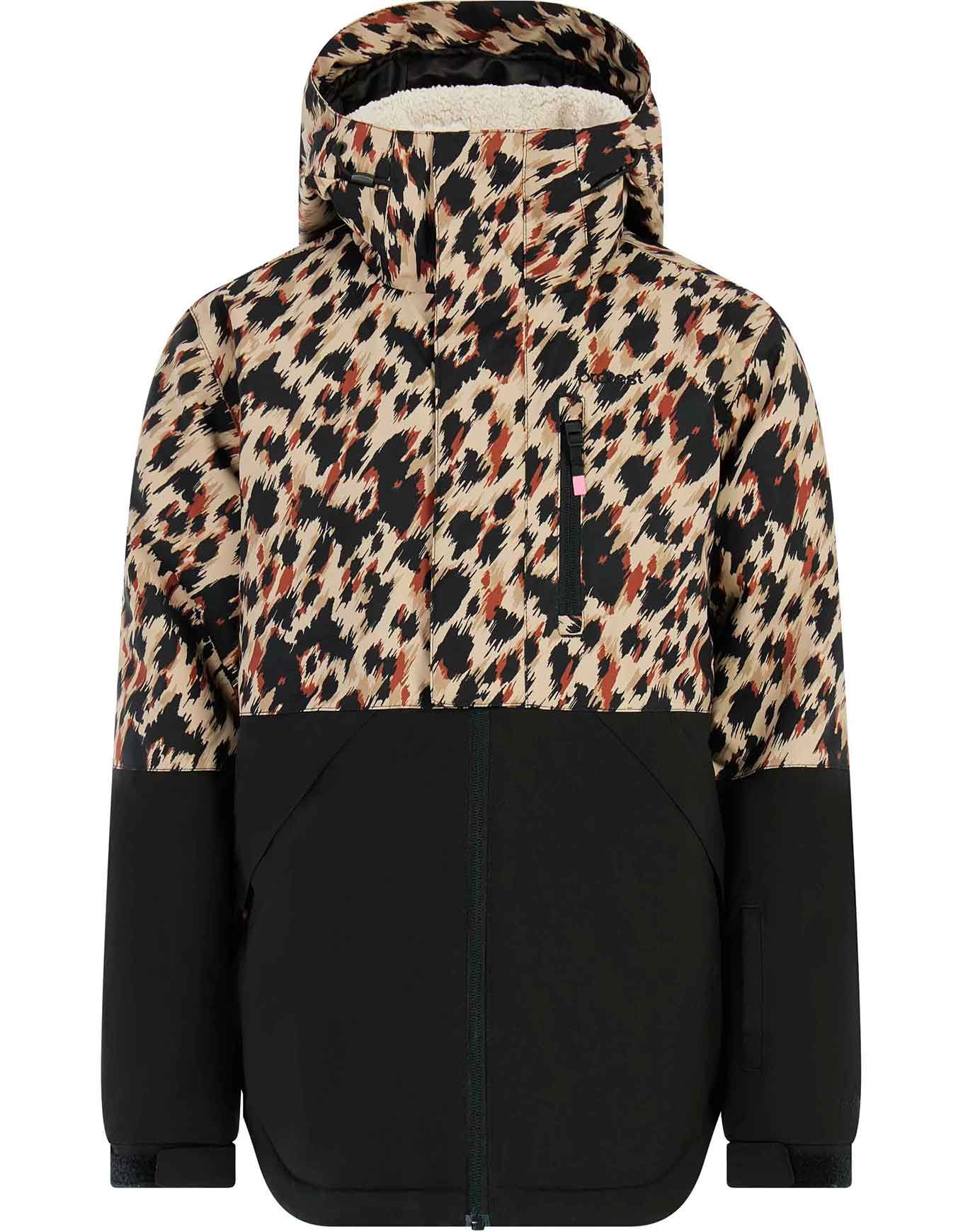 Prtleopart Jr Snowjacket Bamboo Beige + Protest