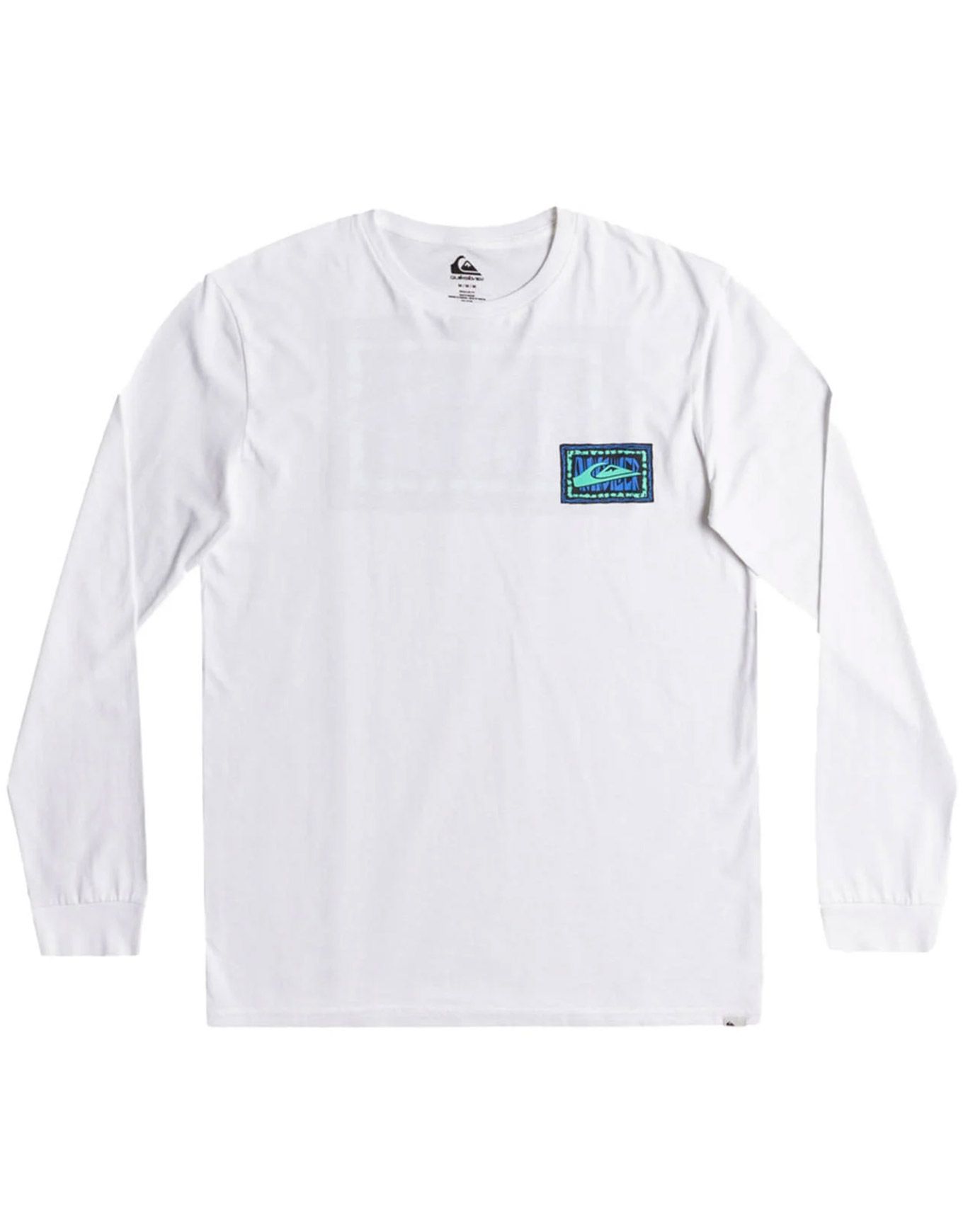 Echoesintime M Tees White + Quiksilver