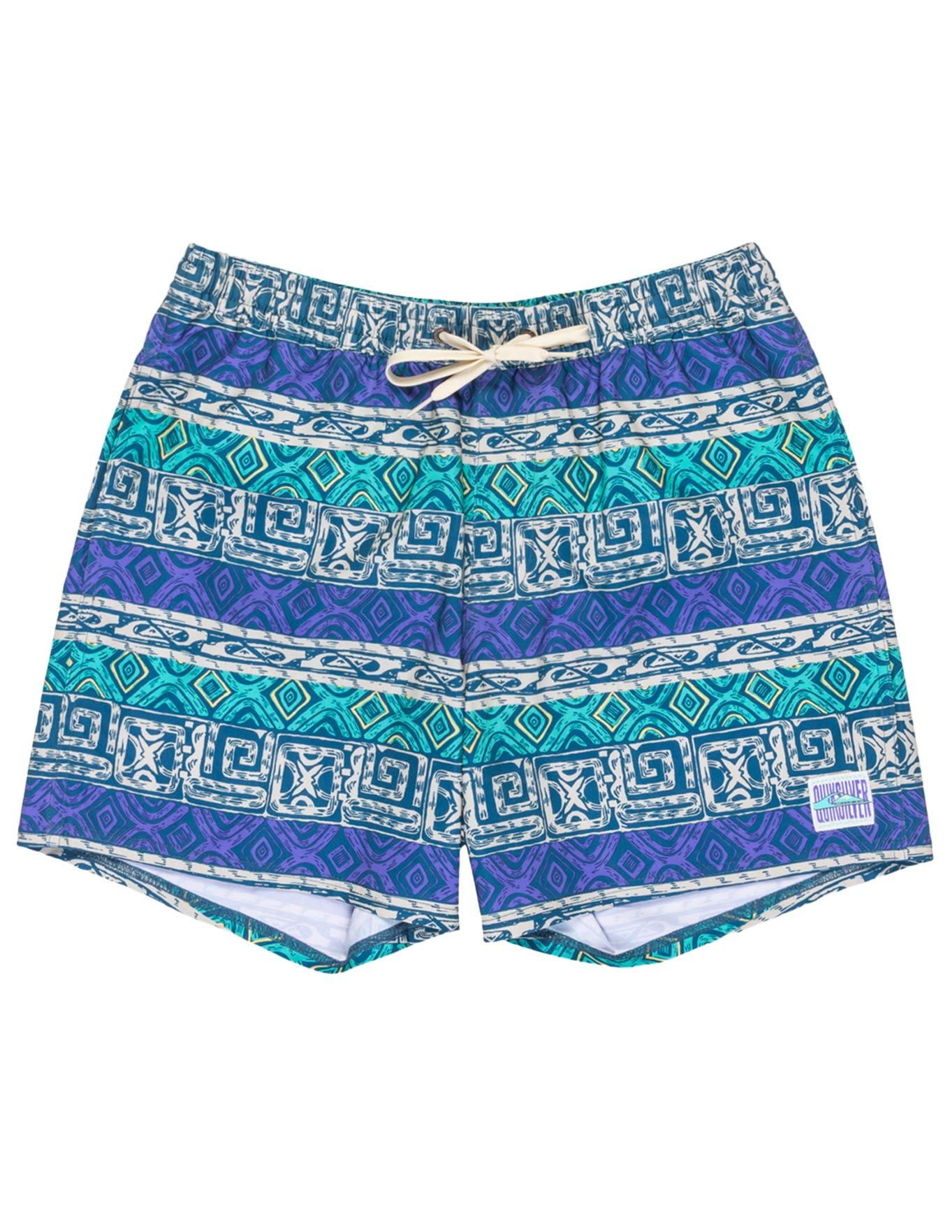 Surfsilk Straight Volley 16 Global Heat Dusted Peri + Quiksilver