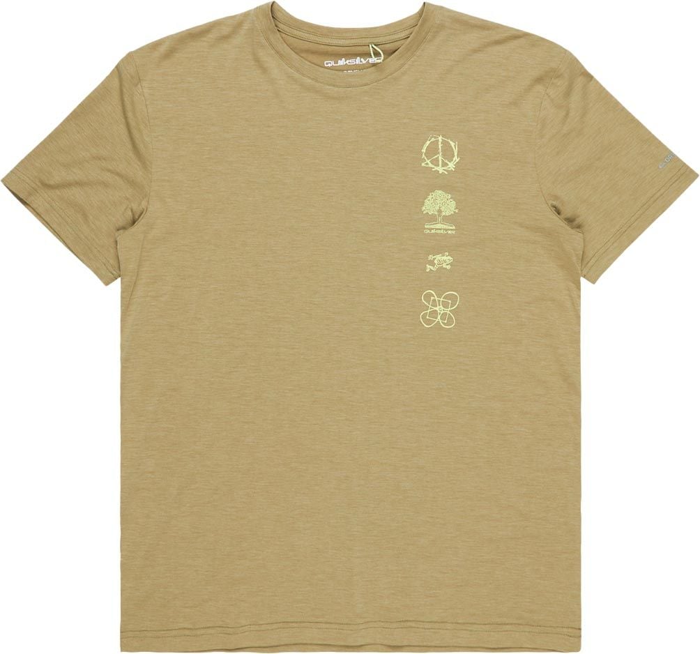 Coastal Run SS Tee Aloe Heather + Quiksilver