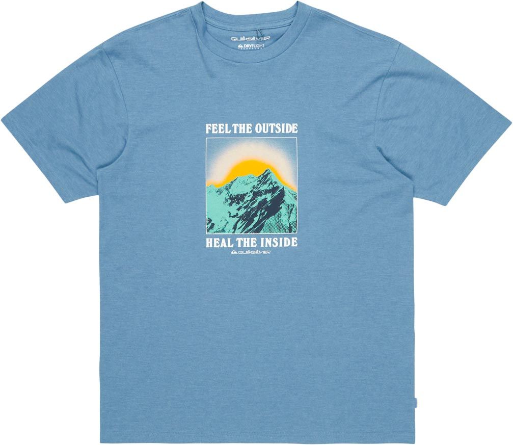 Feel The Outside SS Tee Coronet Blue + Quiksilver