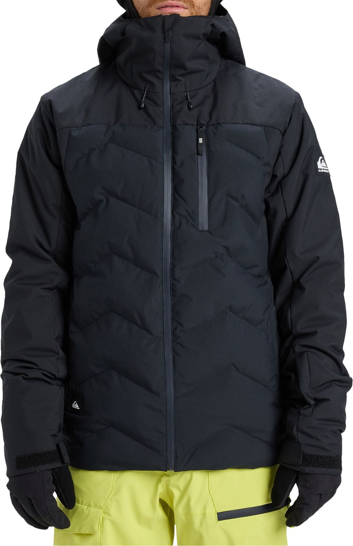 The Edge Jacket True Black + Quiksilver