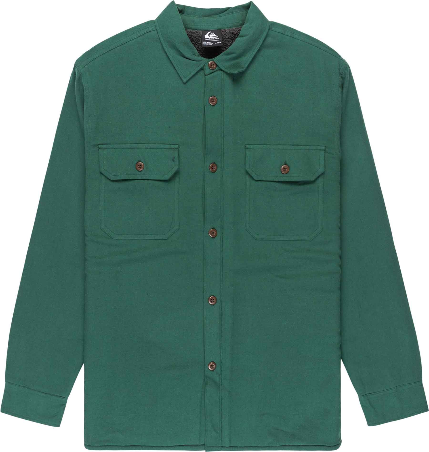 Husson Sherpa Shirt Trekking Green + Quiksilver