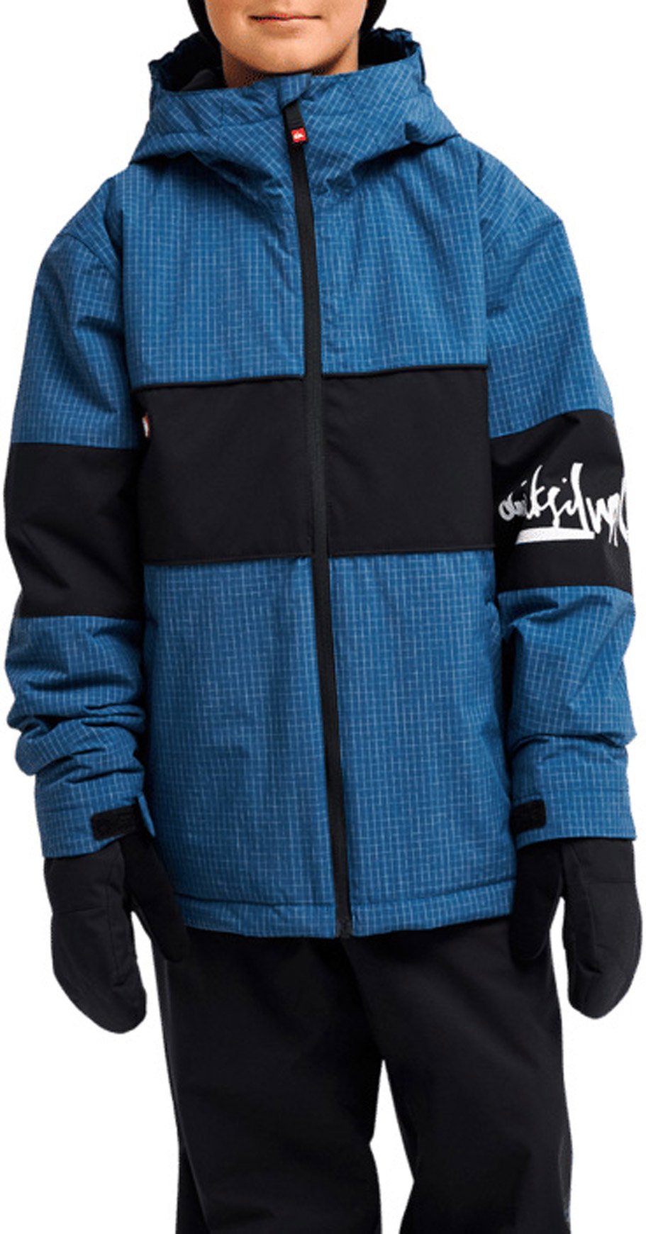 High In The Hood Youth Jacket Dark Denim + Quiksilver