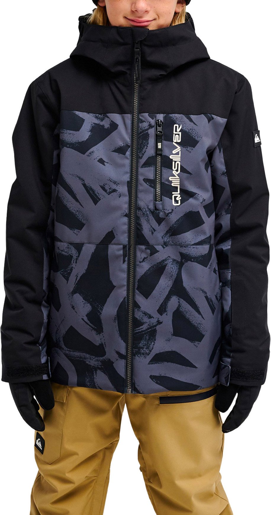 Sycamore Youth Jacket Spray Can Irongate + Quiksilver