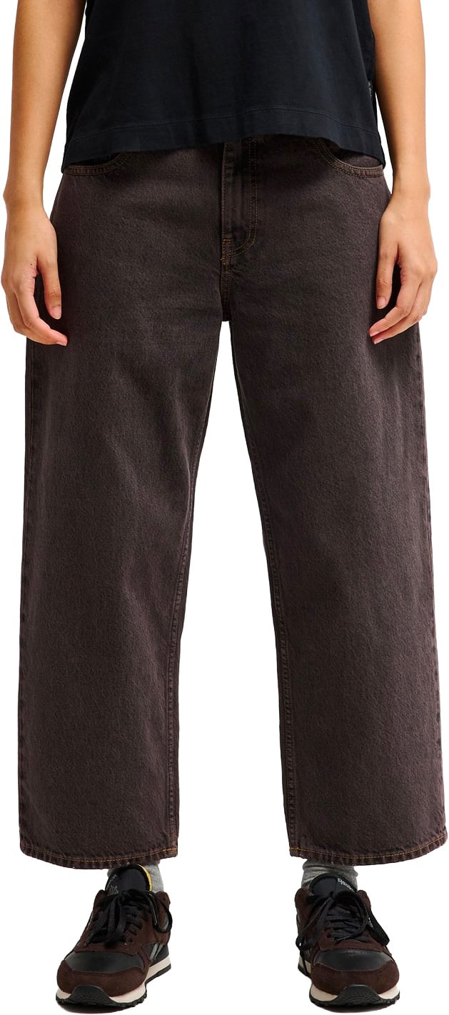 QSW Wide Crop Denim Pant W Stone Dirty + Quiksilver
