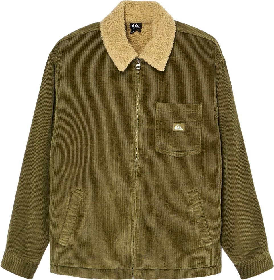 Sherpa Harrington Jacket Grape Leaf + Quiksilver