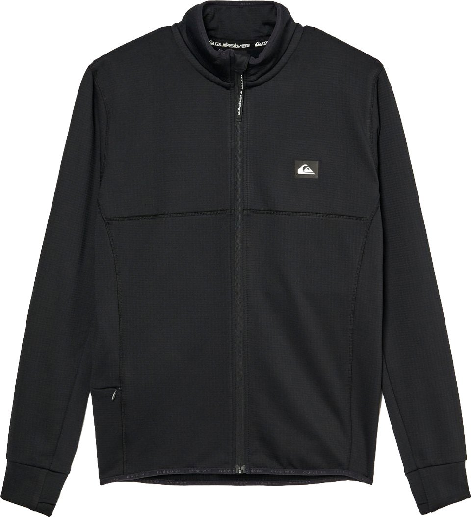 Steep Point Full Zip Technical Fleece Black + Quiksilver