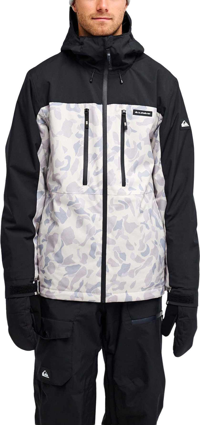 Sycamore 20K Jacket Ice Camo Bone White + Quiksilver