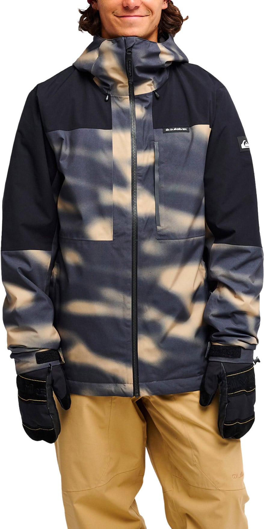 Forever Strech 20K Insulated Jacket Hypnozoom Grape Leaf + Quiksilver