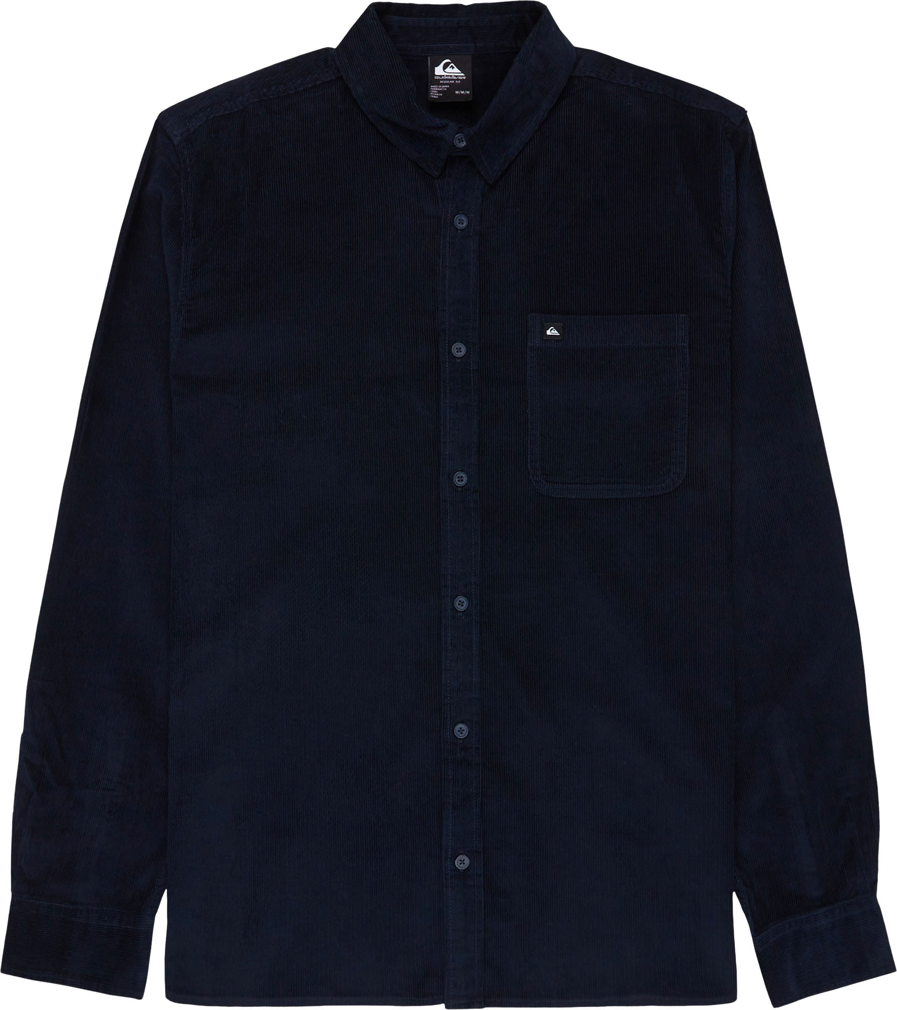 Smoke Trail Cord Shirt Dark Navy + Quiksilver