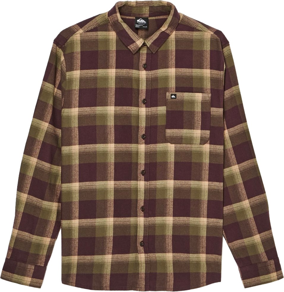 Motherfly Plaid Shirt Grape Leaf Motherfly + Quiksilver