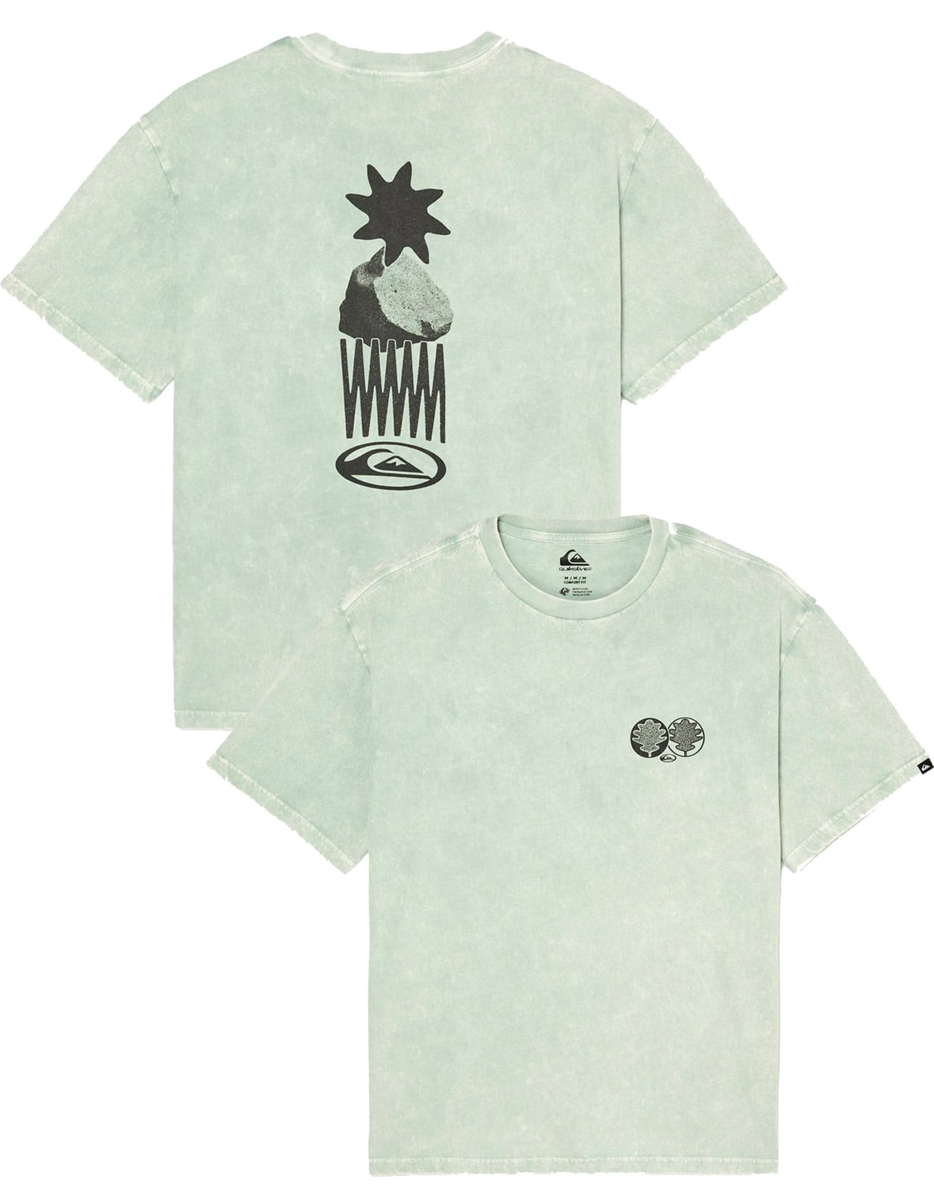 Balance SS Tee Iceberg Green + Quiksilver