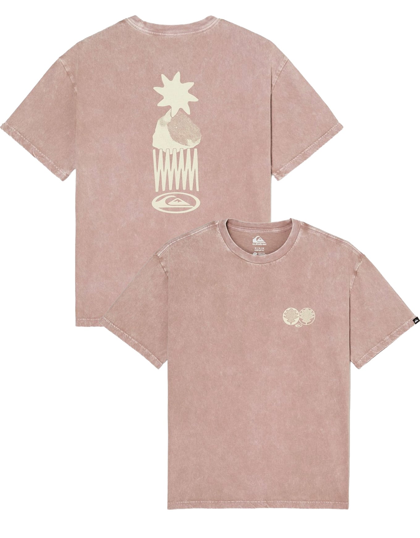 Balance SS Tee Pine Bark + Quiksilver